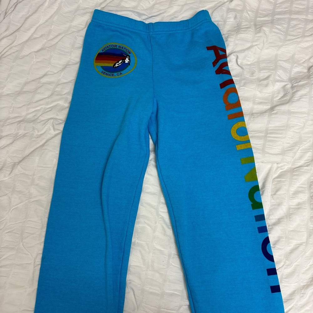Aviator Nation sweatpants, kids size 14, great condition